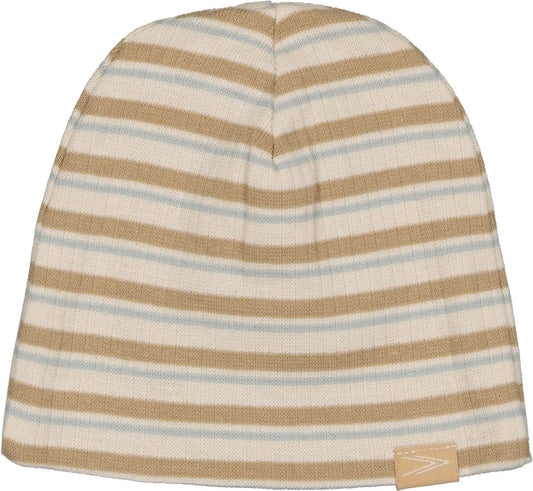 Muts - Rib - One size - Blue beige stripes