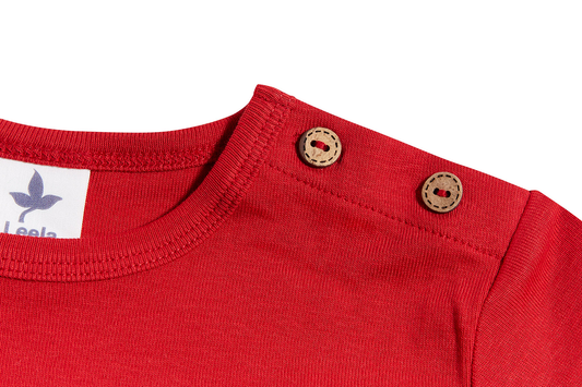 Basic longsleeve - Bio-cotton - Rood