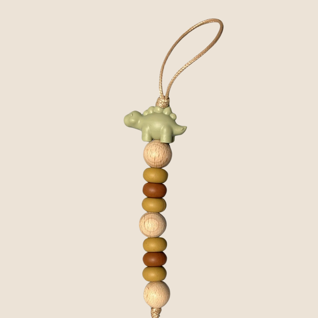 Speenkoord Dino bruin