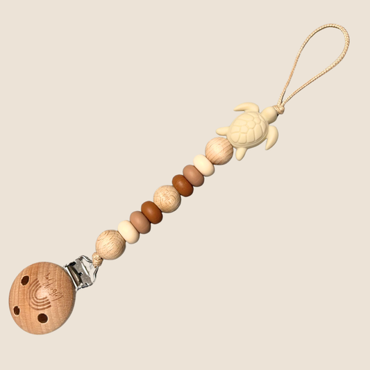 Speenkoord Schildpad - Caramel