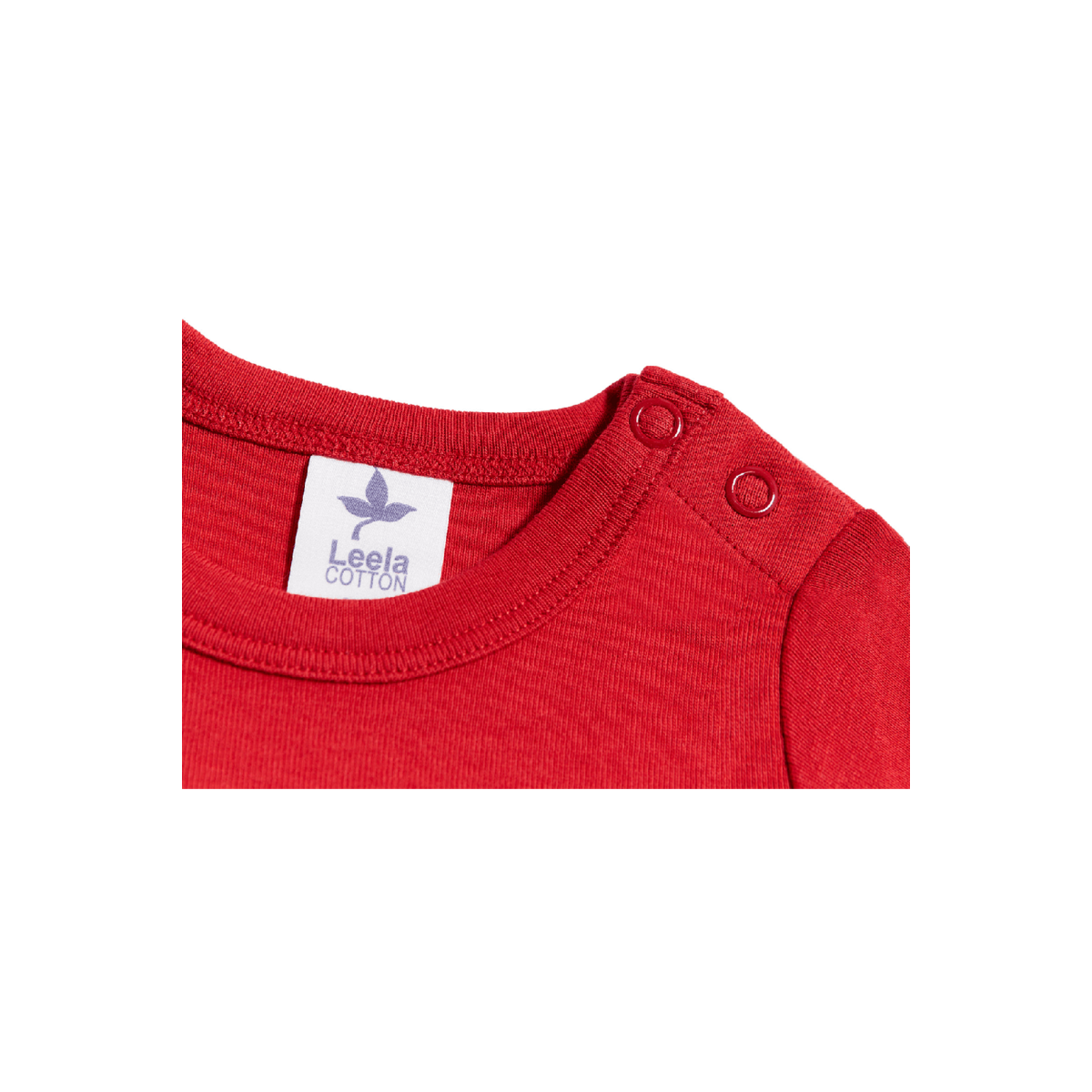 Basic Romper - Bio-cotton - Rood
