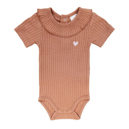 Romper - korte mouw - peach