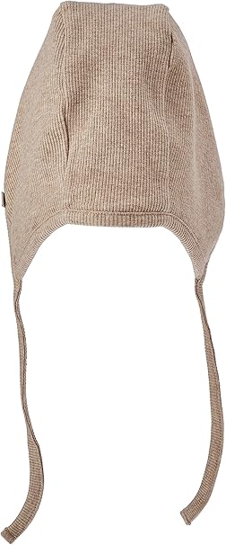 Knoopmuts - Rib - Omkeerbaar - Sand / Panter