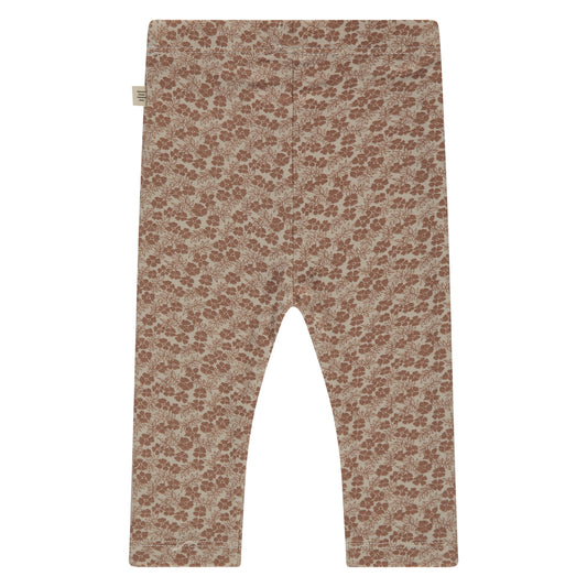 Baby broekje - modal mix - floral cookie