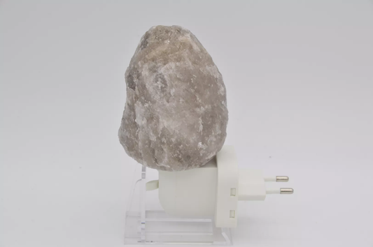 Himalaya zoutlamp stopcontact - Natuurlijke brok Grijs