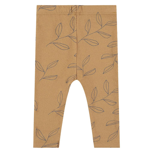 Baby broek Leaves - Curry - Modal mix