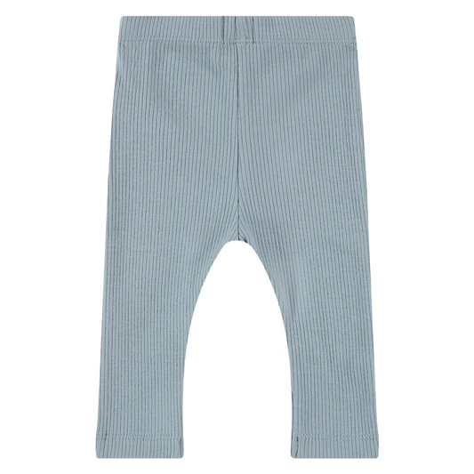 Baby broek - Rib - Smoke blue - Maat 56