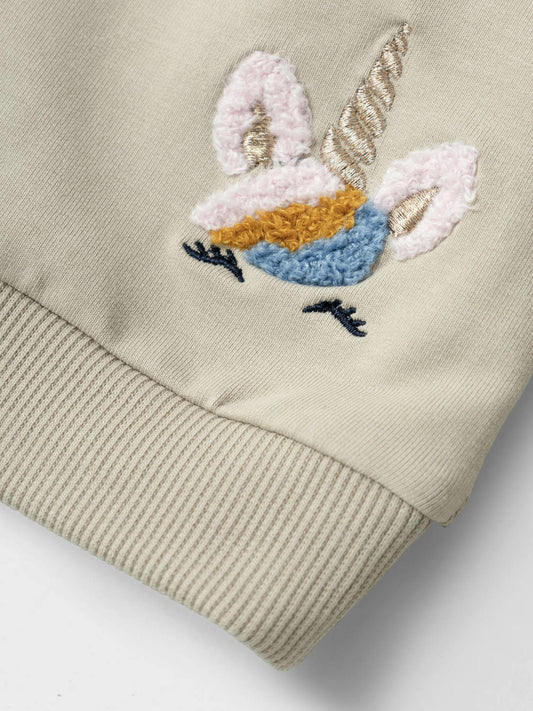 Trui - Unicorn - Beige