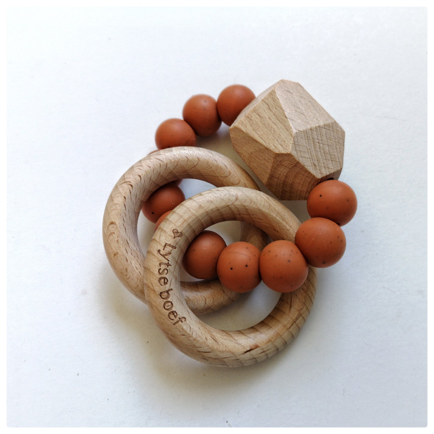 Dubbele Bijtring Mono - keuze uit verschillende kleuren