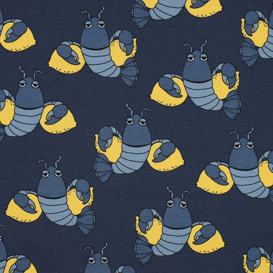 Aankleedkussenhoes - kreeft - blauw