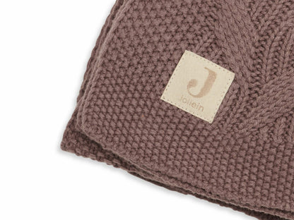 Ledikant Deken Spring Knit 100x150cm - Chestnut