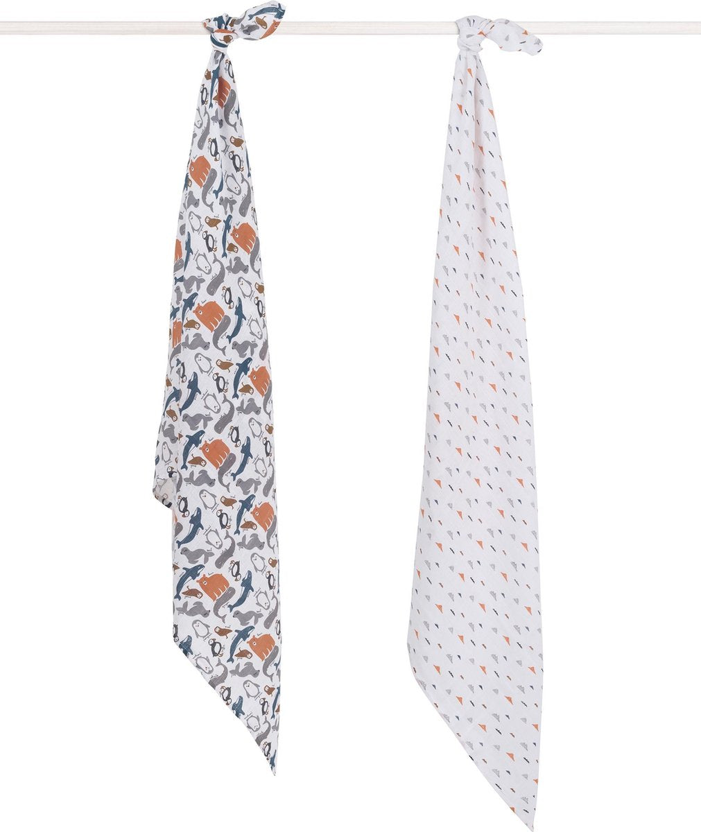 Hydrofiel Multidoek Polar XL 115x115cm - 2 Stuks