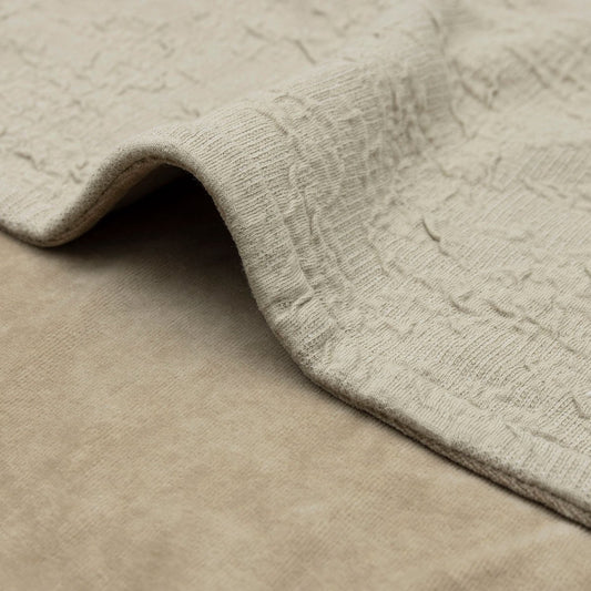 Deken Wieg 75x100 - Soft Waves Olive green velvet