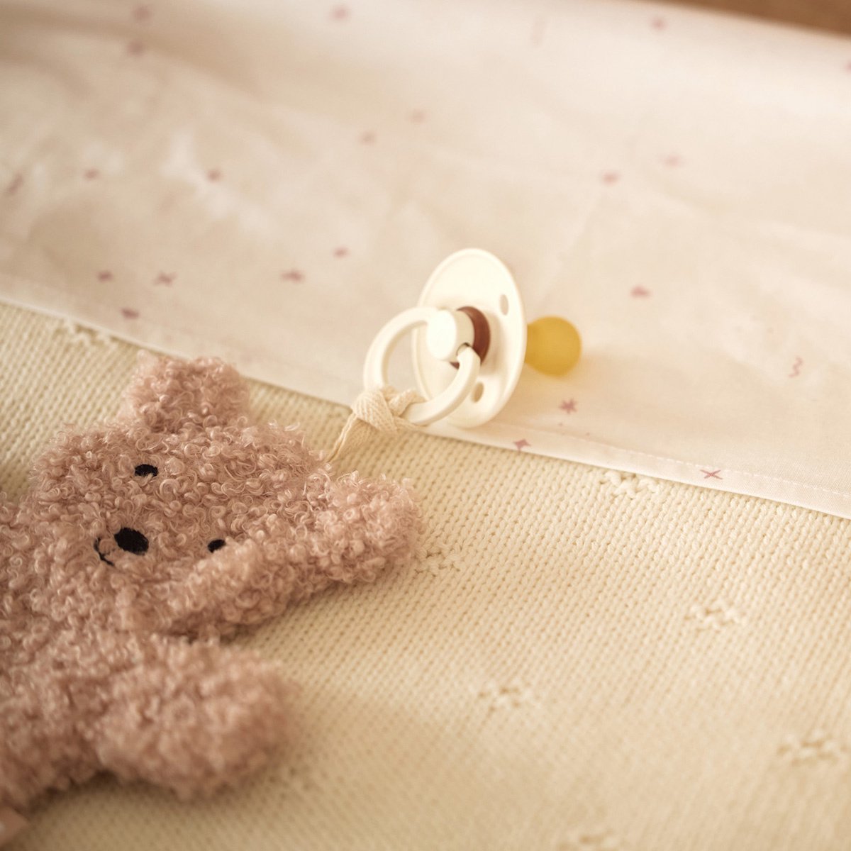 Speendoekje - Teddy Beer - roze