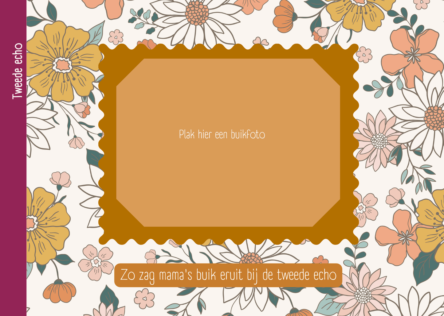 Echoboekje - Retro Bloemen