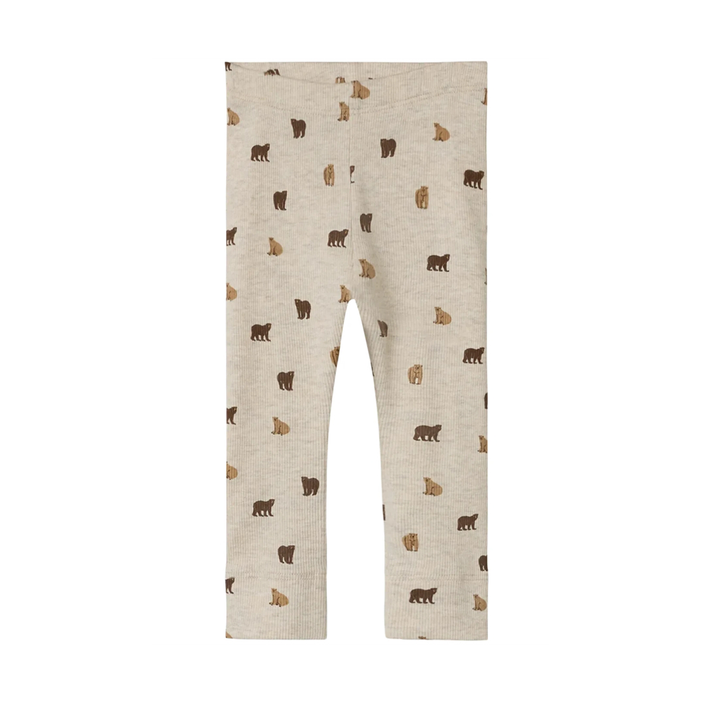 Baby rib broek - bear - Maat 62