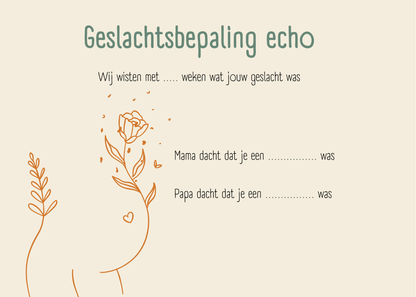 Echoboekje - Retro Bloemen