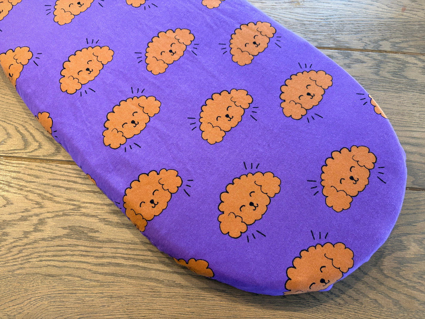 Hoeslaken verschoonmand/kinderwagen - Paars - Hond