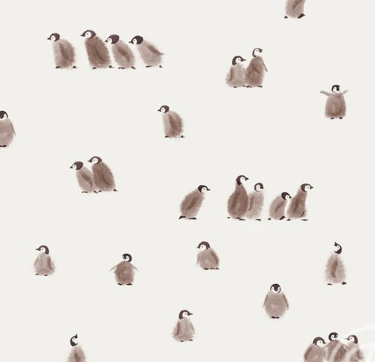 Hoeslaken verschoonmand/kinderwagen - pinguins