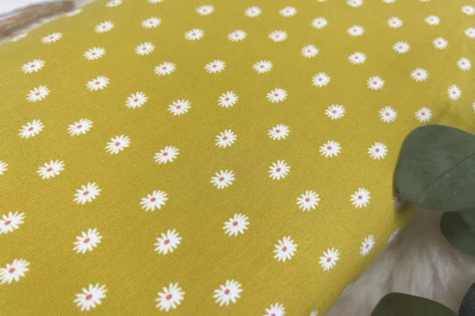 Hoeslaken verschoonmand/kinderwagen - madelief geel