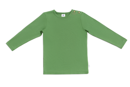 Basic longsleeve - Bio-cotton - Woudgroen