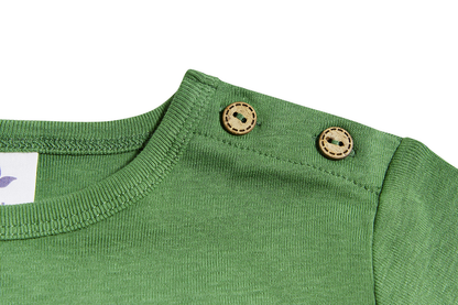 Basic longsleeve - Bio-cotton - Woudgroen