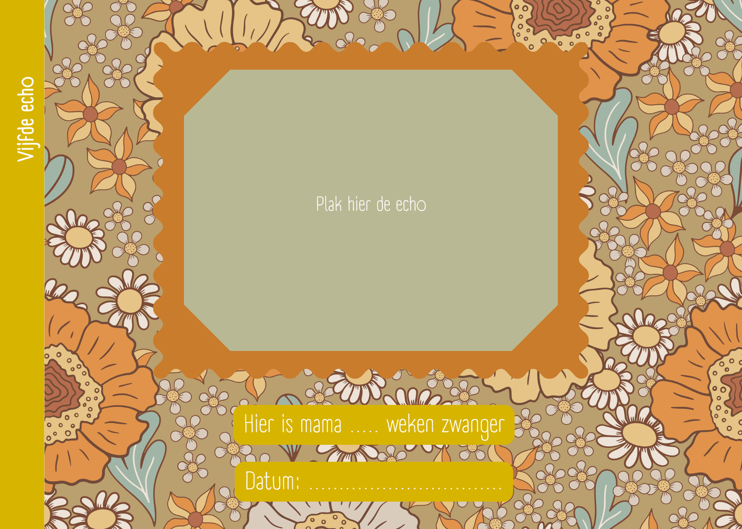 Echoboekje - Retro Bloemen