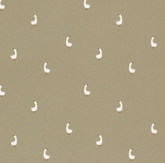 Hoeslaken verschoonmand/kinderwagen - ganzen olijfgroen