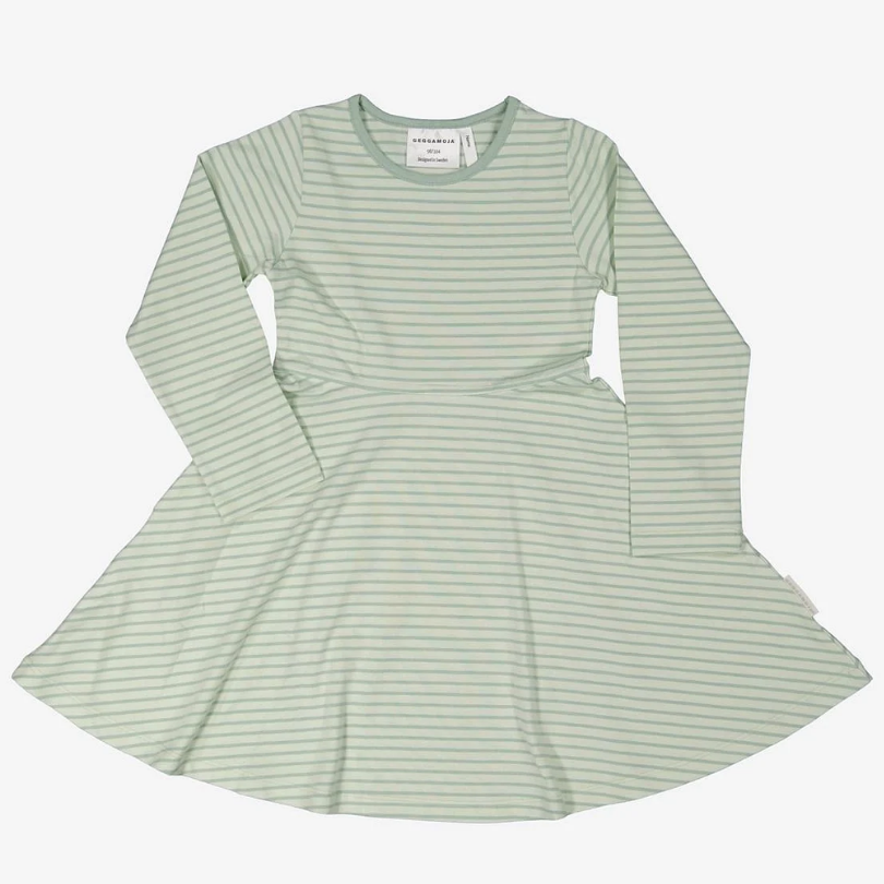 Flared jurk - Bamboe - Groen