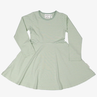 Flared jurk - Bamboe - Groen