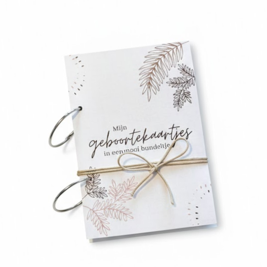 Bewaarbundel geboortekaartjes A5 - Botanical
