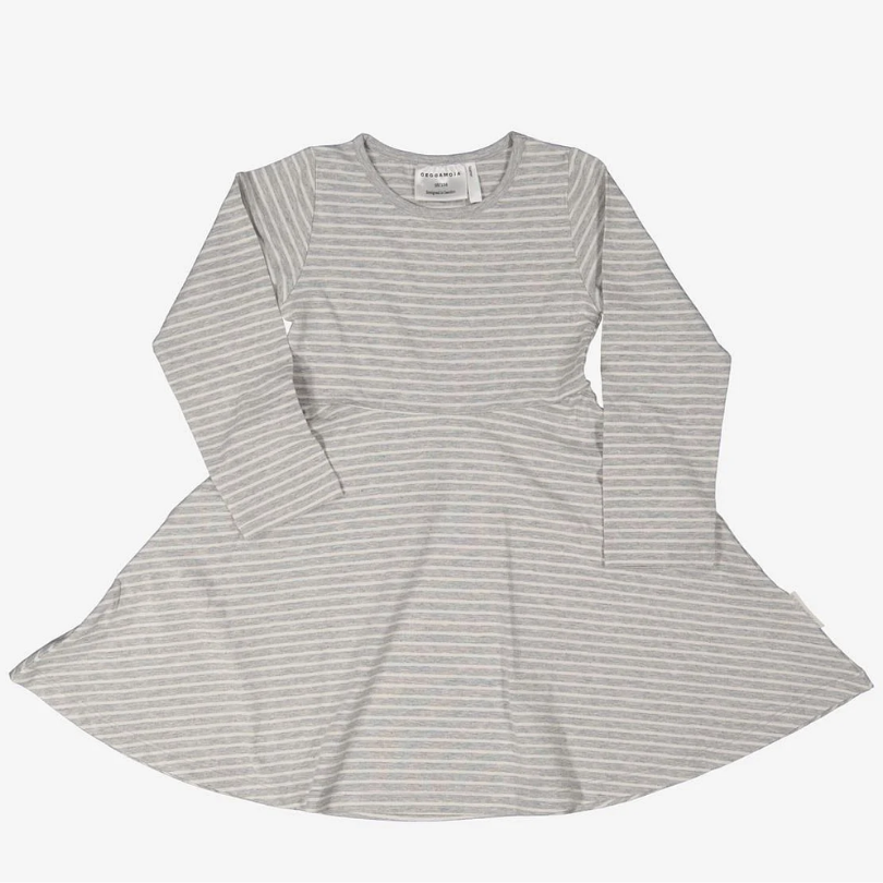 Flared jurk - Bamboe - Grijs