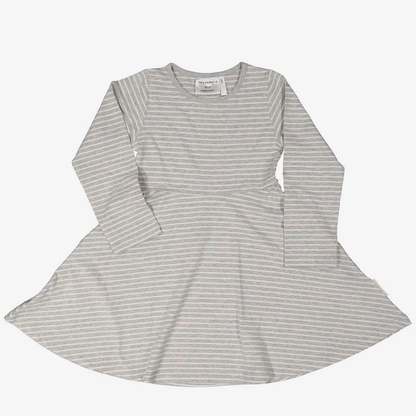 Flared jurk - Bamboe - Grijs