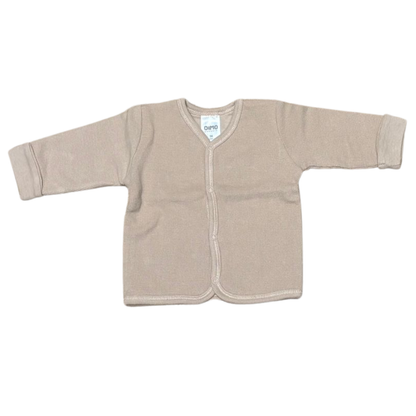 Vest - wafel - gevoerd - organic - beige