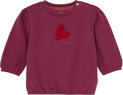 Sweater - trui - Tullahoma - hart - donker fuchsia