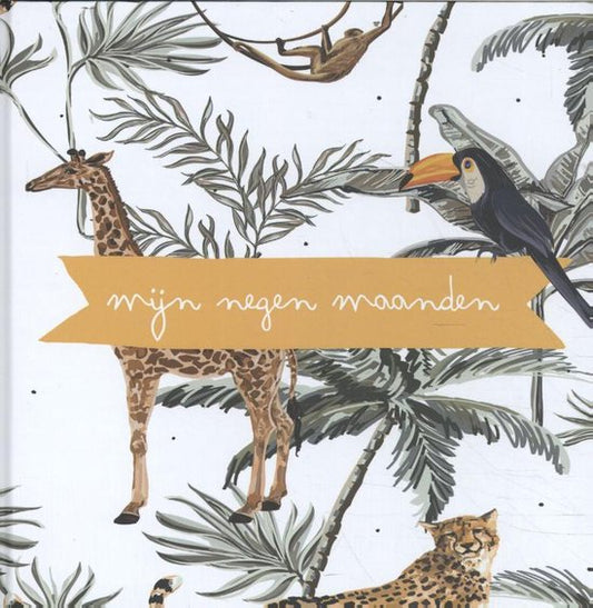 Invulboek - mijn negen maanden boek - safari