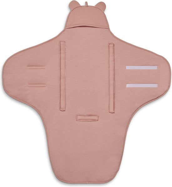 Wikkeldeken - Rib - Roze