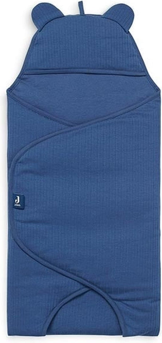 Wikkeldeken - Rib - Blauw