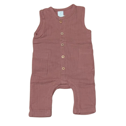 Hydrofiel mouwloos pakje - organic - burlwood