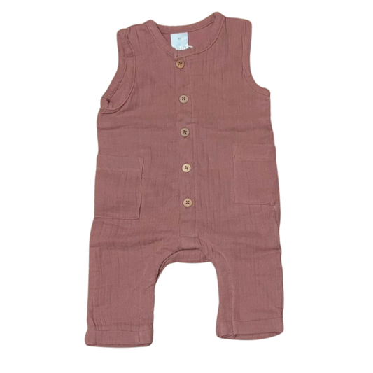 Hydrofiel mouwloos pakje - organic - burlwood