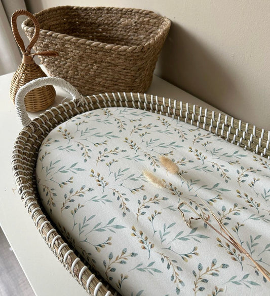 Hoeslaken verschoonmand/kinderwagen - Blue Twigs