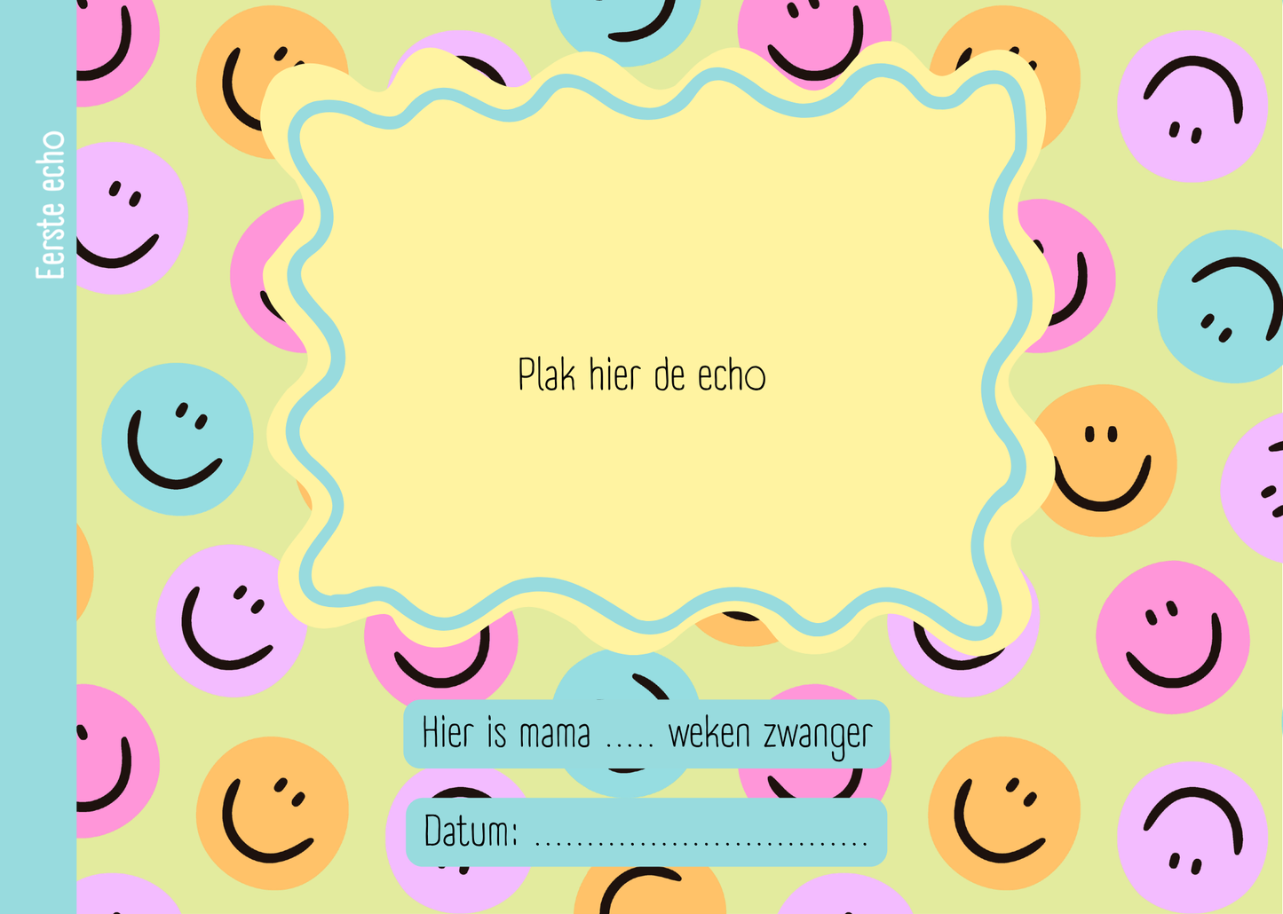 Echoboekje - Smiley/blokjes
