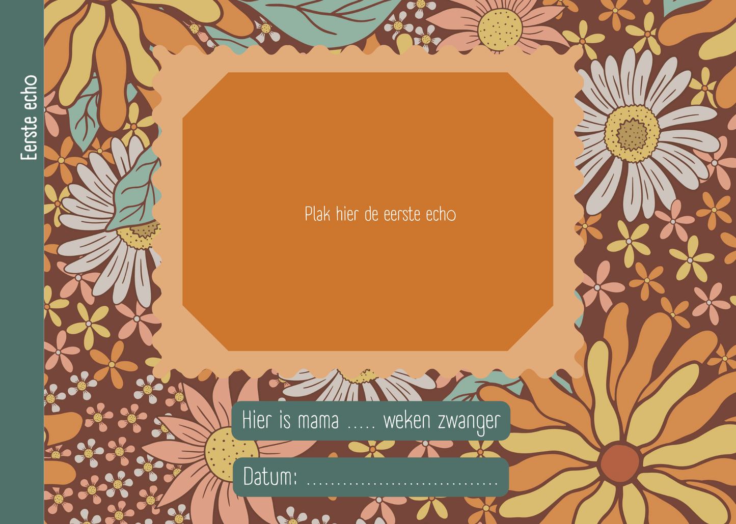 Echoboekje - Retro Bloemen