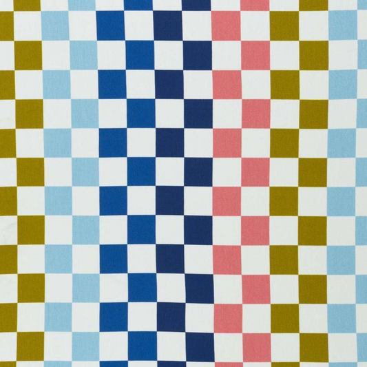 Hoeslaken verschoonmand/kinderwagen - Blokjes blauw