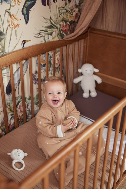 Deken Ledikant 100x150 - Velvet Pure Knit Biscuit