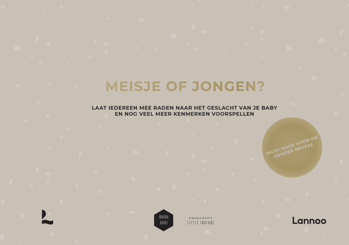 Meisje of Jongen? - Invulboek gender reveal