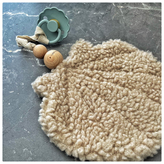 Speendoekje teddy schelp