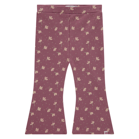 Flared legging - bordeaux