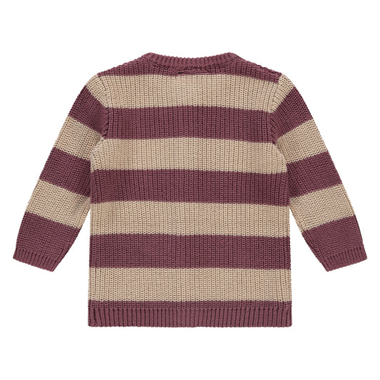 Gebreid vest - bordeaux