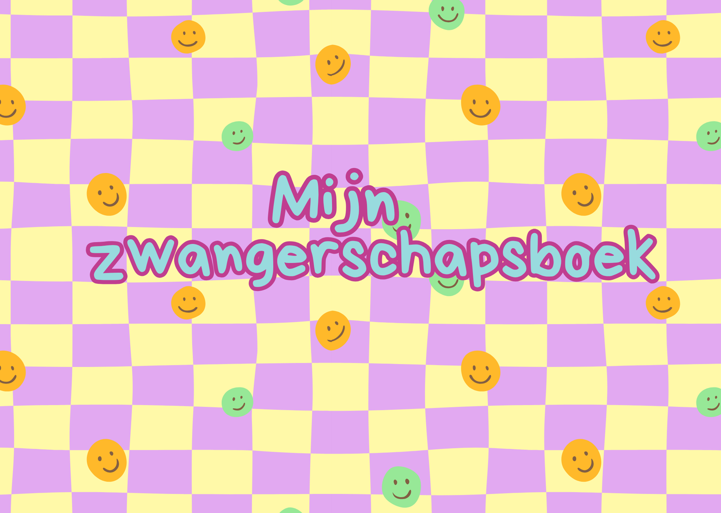 Zwangerschapsboek - Smiley / Blokjes